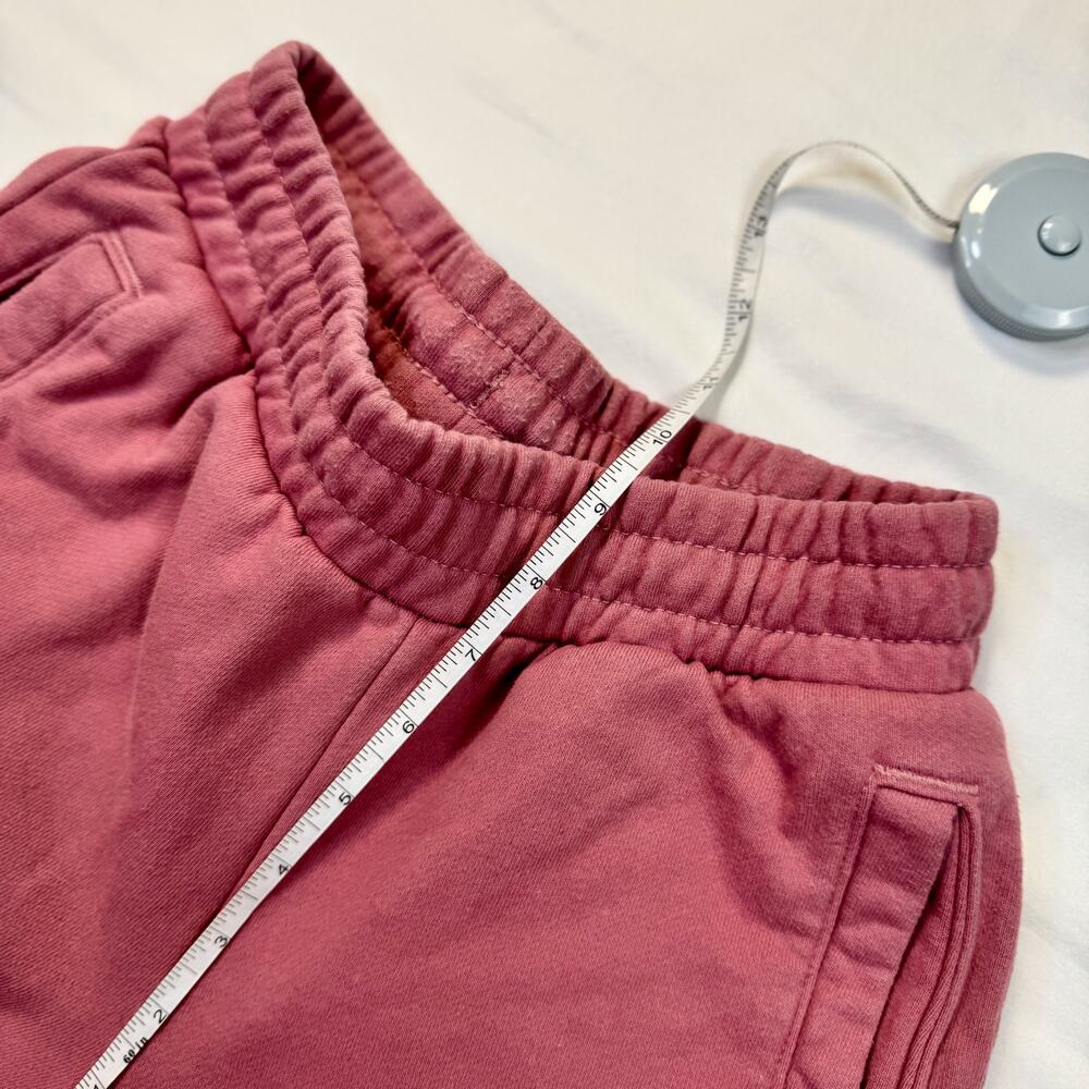 North Face Drawstring Jogger Sweatpants Women’s XS Pink 100% Cotton Cozy Gym - Picture 13 of 14